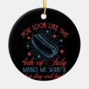 Search for july 4th ornaments Red white and blue