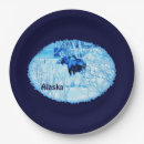 Search for moose paper plates Wildlife