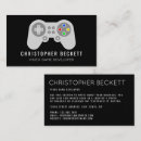 Search for game developer business cards Modern