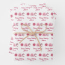 Search for first birthday wrapping paper Pink