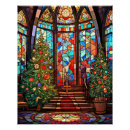 Search for christmas church posters Stained glass