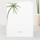 Search for palm tree thank you cards Tropical