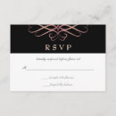 Search for black and gold rsvp cards Stylish