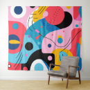 Recherche de formes abstraites art Couleurs vives