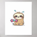 Search for cartoon gym posters Sloth