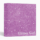 Search for school binders Glitter