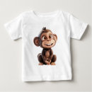 Search for monkey baby shirts Jungle animal