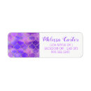 Search for fish scale return address labels Pattern