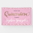 Search for pink and gold banners Script