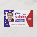 Recherche de campagne cartes visite Politicien