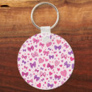 Search for purple heart keychains Girly
