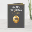 Search for son 30th birthday cards 30 years old