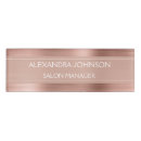 Search for gold name tags Blush pink