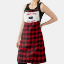 Search for black and red buffalo plaid aprons Trendy
