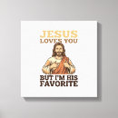 Search for jesus canvas prints Funny