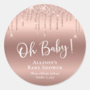 Search for rose gold envelope seals Baby shower