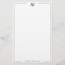 Search for black and white stationery paper Simple