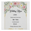 Recherche de menu mariage posters Aquarelle