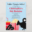 Search for boys movie night birthday invitations Kids
