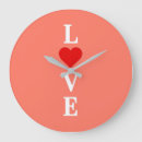 Recherche de coeur heureux horloges Moderne