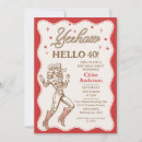 Search for vintage 40th birthday invitations Retro