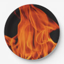 Search for fire flame paper plates Birthday