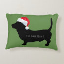 Search for dachshund christmas pillows Wiener