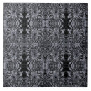 Search for grey flower tiles White