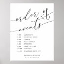 Search for reception order of service weddings Modern simple minimalist