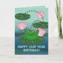 Search for leap year birthday cards Green