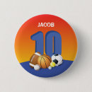 Recherche de anniversaire de basket ball badges Pour enfants