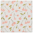 Search for cherry pattern fabric Watercolor