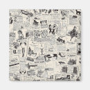 Search for newspaper magnets Vintage