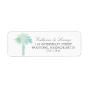 Recherche de palm tree wedding étiquettes adresse retour Palmier