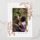 Search for rose gold save the dates Black and white
