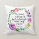 Search for floral wreath pillows Watercolor