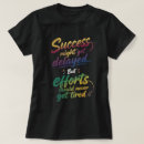 Recherche de réussite tshirts Citation inspirante