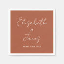 Search for terracotta napkins Modern elegant
