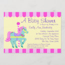 Recherche de pony baby shower invitations Poney