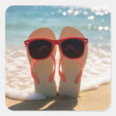 Search for red sand stickers Seashore