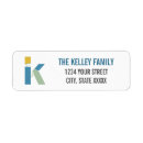 Search for letter k return address labels Initial