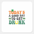 Search for good luck shamrock stickers Leprechaun