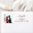 Search for wedding photo return address labels Heart