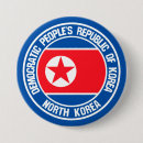 Search for north korea buttons World flags