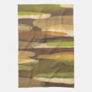 Recherche de tons terre cuisine linges Contemporain