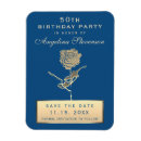 Search for fiftieth 4x6 invitations Blue