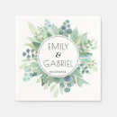 Search for eucalyptus wedding napkins Leaves