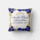 Recherche de bleu royal et or coussins Daughter