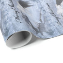 Search for wolves wrapping paper Winter