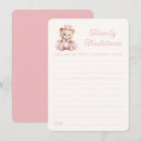 Recherche de baby shower note cards Petite fille